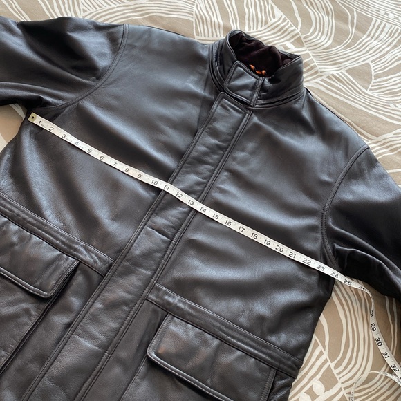 MEMBERS ONLY vintage leather coat 🔥 - Picture 15 of 16